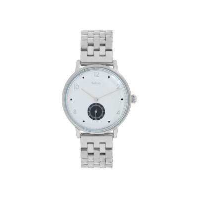 Montre Kelton Villa silver blanche	