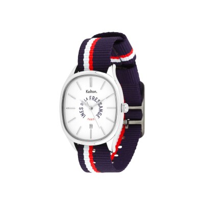 Montre Kelton x Ines de la Fressange Grande Colorama Sport Navy
