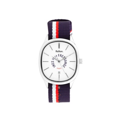Montre Kelton x Ines de la Fressange Grande Colorama Sport Navy
