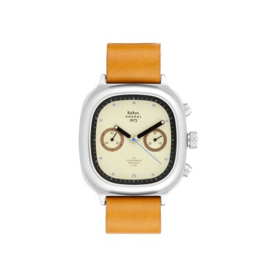 Kelton x Chapal Chronograph 1972 Watch - Sky Sand