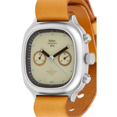 Kelton x Chapal Chronograph 1972 Watch - Sky Sand