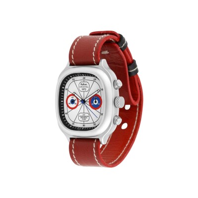 Montre Kelton x Chapal Chronographe 1972 - Sky red & blue
