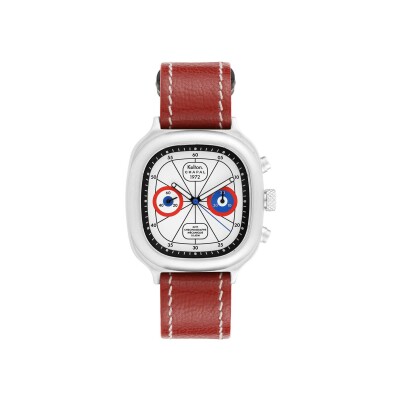 Kelton x Chapal Chronograph 1972 Watch - Sky Red & Blue