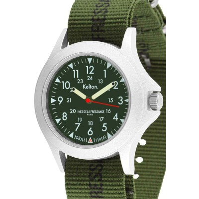 Montre Kelton x Ines de la Fressange Solaire Field Kaki