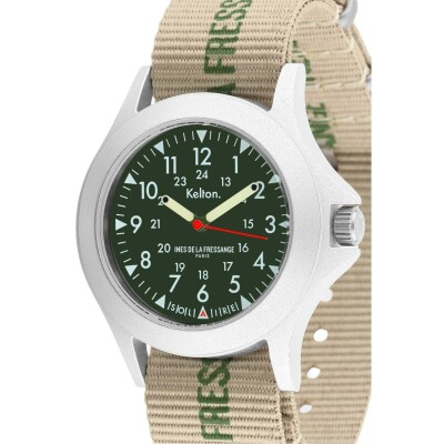 Montre Solaire Field Sand Kelton x Ines de la Fressange Paris
