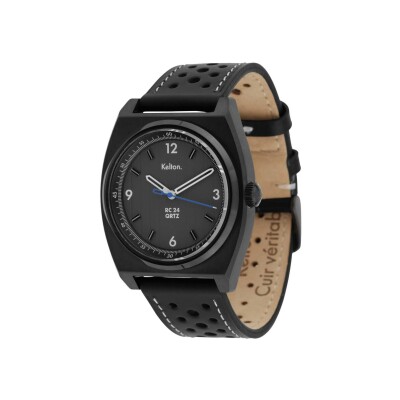 Kelton RC24 Quartz Black Watch – Black Strap