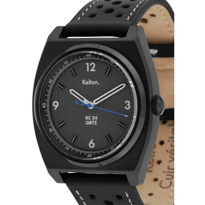 Montre Kelton RC24 Quartz noire – Bracelet Noir
