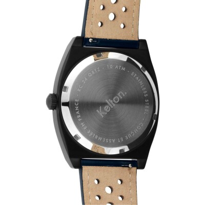 Montre Kelton RC24 Quartz noire – Bracelet Navy
