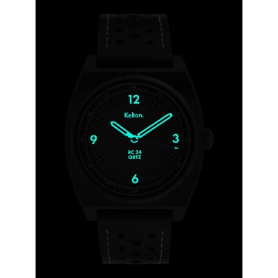 Montre Kelton RC24 Quartz noire – Bracelet Navy
