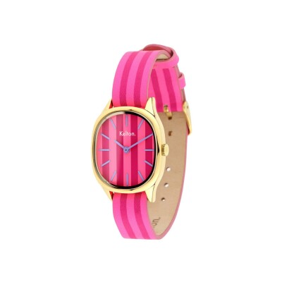 Montre Kelton Colorama Fraise - Framboise
