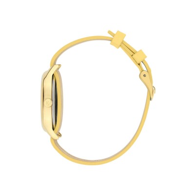 Montre Kelton Colorama Citron - Noisette
