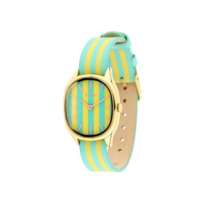 Montre Kelton Colorama Citron  - Basilic
