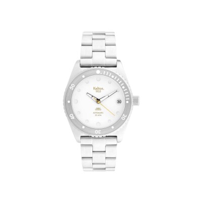Montre Kelton 1955 Mini blanche - 20 ATM
