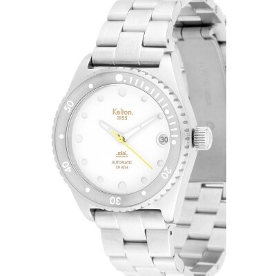 Montre Kelton 1955 Mini blanche - 20 ATM