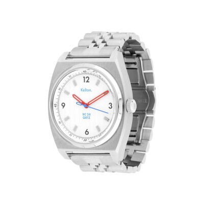 Kelton RC24 Quartz White Watch – Jubilee Strap