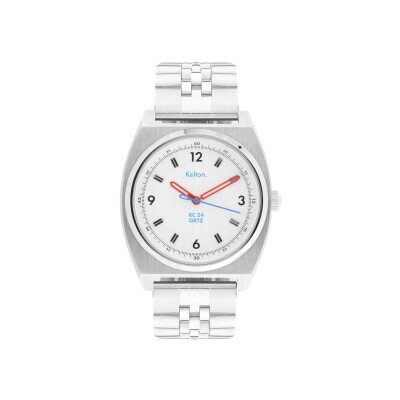 Montre Kelton RC24 Quartz Blanche - Bracelet jubillee