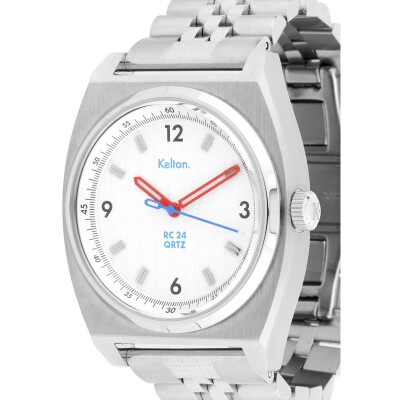 Montre Kelton RC24 Quartz Blanche - Bracelet jubillee