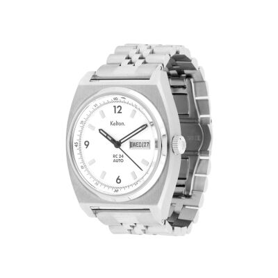 Montre Kelton RC 24 Auto blanche - Bracelet Jubilee