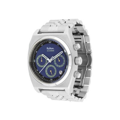 Kelton RC 24 Chrono Mecha-Quartz Blue Watch – Jubilee Strap