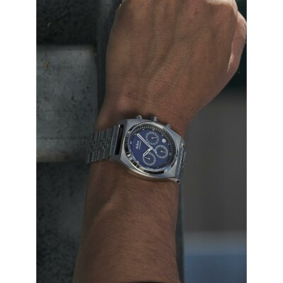 Montre Kelton RC 24 Chrono méca-quartz Bleu - Bracelet jubillee