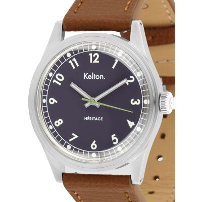Montre Kelton Héritage Navy Epsom Camel
