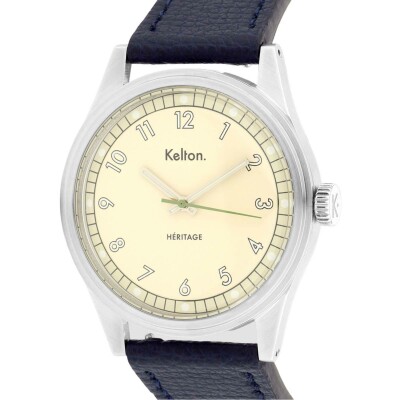 Montre Kelton Héritage Champagne Epsom Navy
