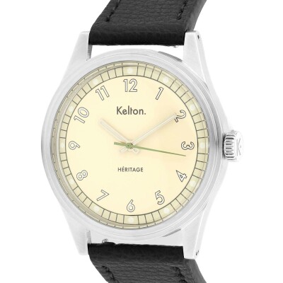 Montre Kelton Héritage Champagne Epsom Noir