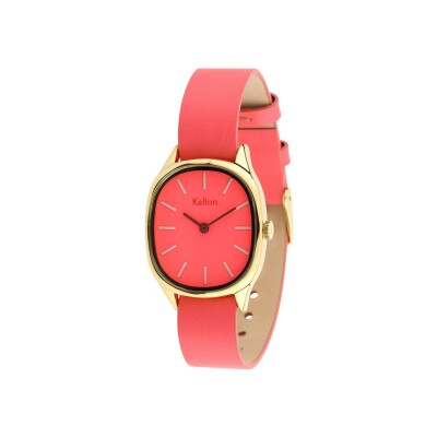 Coffret montre Kelton Colorama Blush et second bracelet