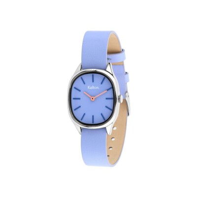 Coffret montre Kelton Colorama Mauve et second bracelet