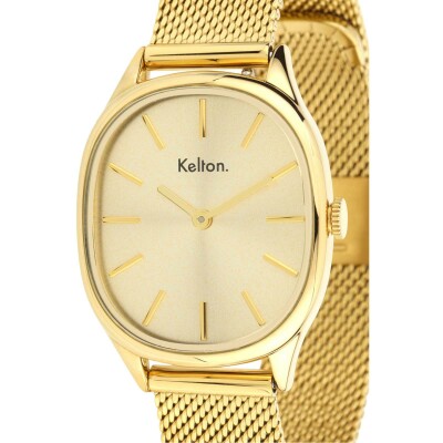 Montre Kelton Colorama Mesh Or 
