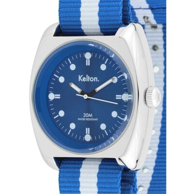 Montre Kelton RC 2 Nato bleu-blanc