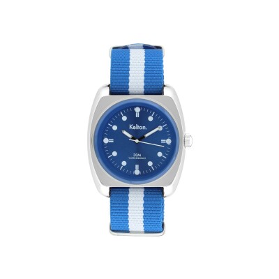Montre Kelton RC 2 Nato bleu-blanc