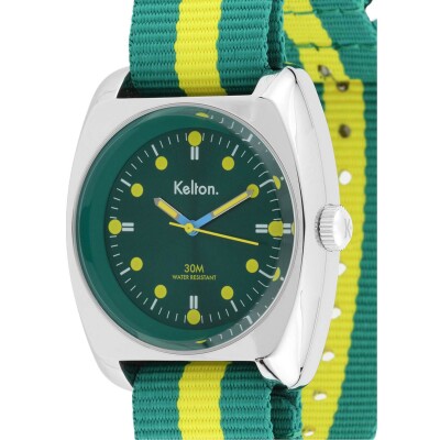 Montre Kelton RC 2 Nato vert-jaune
