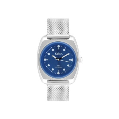 Montre Kelton RC 2 Nato bleu-blanc Mesh