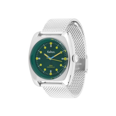 Kelton RC 2 Nato green-yellow mesh watch