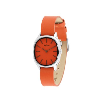 Montre Kelton Colorama Mandarine