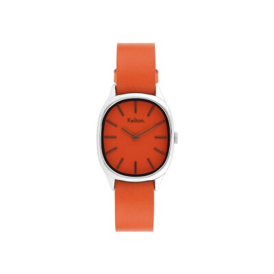 Montre Kelton Colorama Mandarine