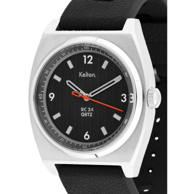 Montre Kelton RC24 Quartz noire – bracelet noir tropic racing