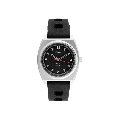 Montre Kelton RC24 Quartz noire – bracelet noir tropic racing