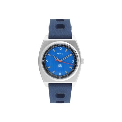 Montre Kelton RC24 Quartz bleue – bracelet bleu tropic racing