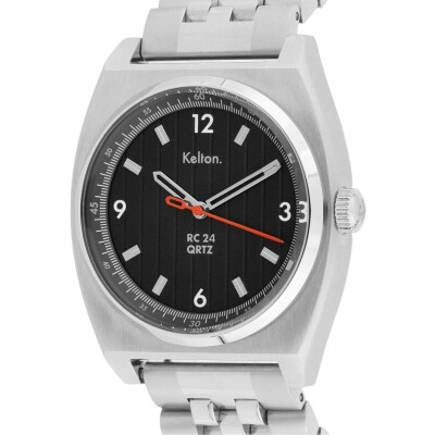 Montre Kelton RC24 Quartz noire – bracelet Jubilee