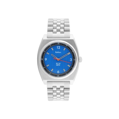 Montre Kelton RC24 Quartz bleue – bracelet Jubilee