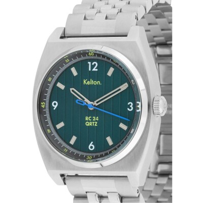 Montre Kelton RC24 Quartz verte – bracelet Jubilee