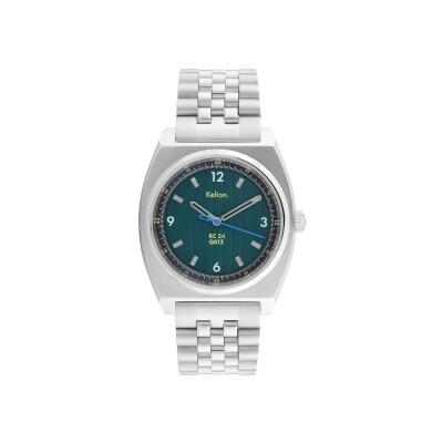 Montre Kelton RC24 Quartz verte – bracelet Jubilee