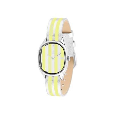 Montre Kelton Colorama rayée Sun