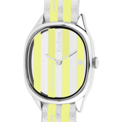 Montre Kelton Colorama rayée Sun