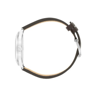 Montre Kelton Héritage Blanche Epsom marron