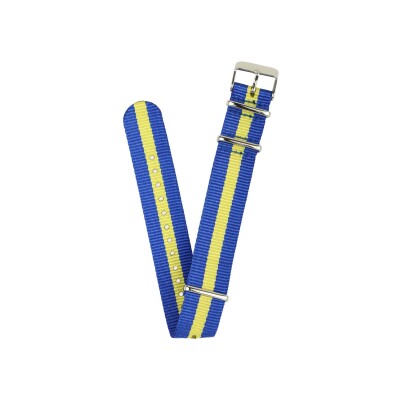 Coffret montre Kelton RC 2 Bleu-jaune Mesh et bracelet Nato