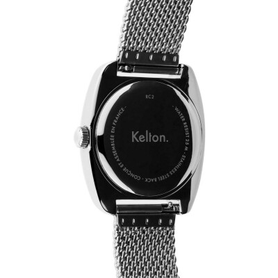 Coffret montre Kelton RC 2 Noir-jaune Mesh et bracelet Nato