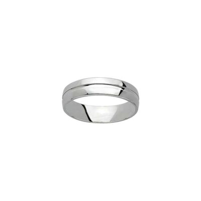 Alliance en platine, 4mm